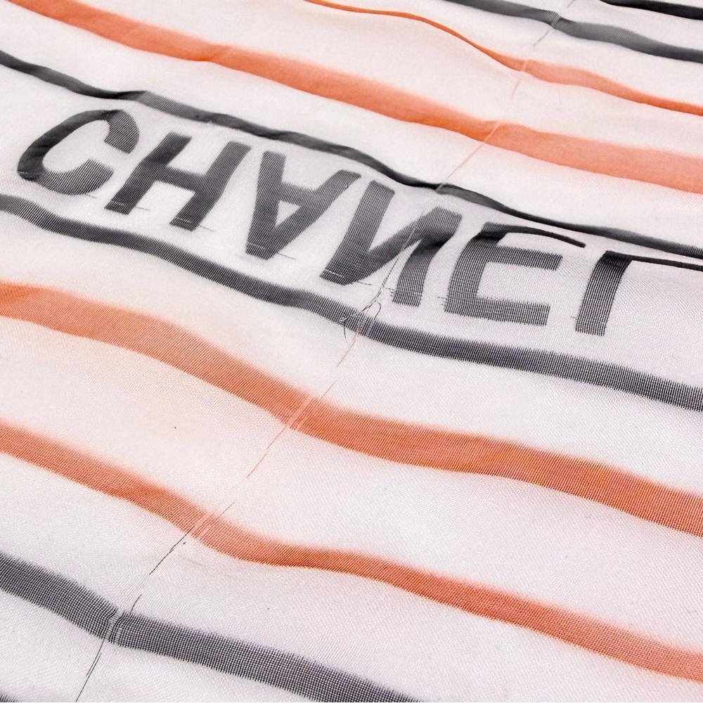 Vintage Chanel 100% Silk Scarf - Picture 6 of 9